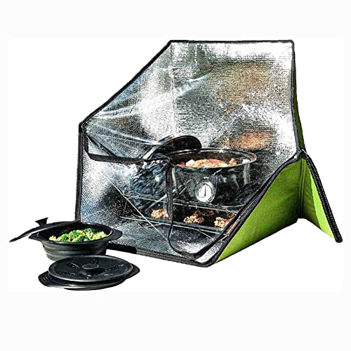 Solar Oven Bag for Outdoor Sun, Camping, Travel - Portable Cooking Emergency Tool with Dutch Oven Kit - Solar Powered Oven for Hiking and Picnics