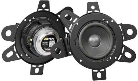 ETON PRW 50 – 50 mm Breitbandlautsprecher, Auto Lautsprecher | Klangstarker 2 Zoll Breitbandlautsprecher für PKWs & Wohnmobile, ultraflache Bauform, mit kräftigem Neodym-Magneten, 1 Paar
