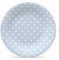 PAW - Assiette Jetable en Carton (18 cm) I Lot de 8 I Assiettes Jetables Idéales pour Mariage, Communion, Fêtes, Anniversaire I Impression de Assiettes en Papier à Base d'eau I Points Bleu Clair