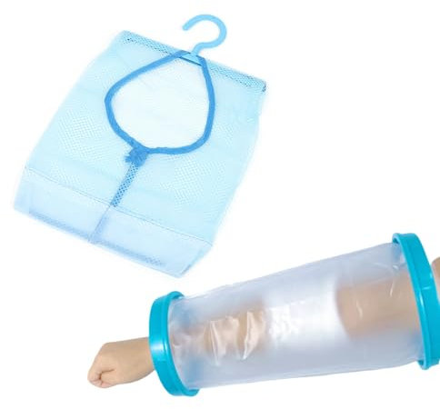 Bettinay Waterproof Arm Cover for Shower, Plaster Cast Waterproof Cover Arm Shower Sleeve with Storage Bag