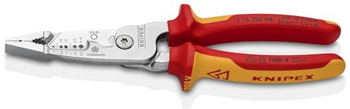 KNIPEX Multifunktions-Elektrikerzange metrisches Modell, 13 76 200 ME SB