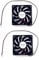 JZK 2PCS 80x80x10mm DC 5V small cooling fan 80mm with 2 pin leads, 2800 rpm, 0.16A, 8010 dual ball bearing brushless DC fan 8cm, 3D printer fan, PC computer case fan