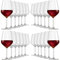 Murago - 24er Set Rotweingläser Elegance ca. 530 ml - Rotweinglas Weinglas Weingläser groß bauchig hochwertig für Wein 24 Stück spülmaschinenfeste Gläser für Rotwein Geschenk Wein Set