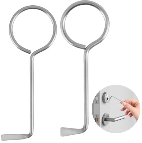 2 Stück Profi Dietrich Set buntbartschlüssel universal Universalschlüssel Für Zimmertüren Türöffnungswerkzeug für Bunt-Bart-Schloss Öffner Öffnungs Werkzeug Ditrichsett aus Edelstahlmaterial