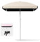 IMUNKT Ombrellone da Giardino Quadrato per Esterni 160x160cm, Ombrellone da Balcone Anti-UV, Ombrellone da Mercato, per Campeggio, Spiaggia, Patio, Terrazza(Apricot)