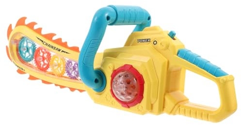 Sosoport Motosierra Luminosa para Niños 5 Juguete Intermitente Eléctrico Juguete Luz Color Aleatorio para Fiestas para Juegos y Decoración 1 Pieza