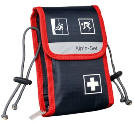 Holthaus Alpin-Set Verbandtasche, 11.5 x 17 x 4 cm, blau-rot