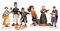 Lemax Christmas Village Townsfolk Figurines Set of 6-92355