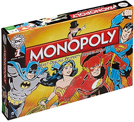 Winning Moves DC Comics Retro Monopoly Board Game