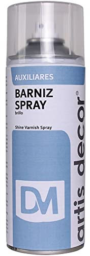 BARNIZ BRILLO SPRAY ARTIS DECOR 400ML (MADERA, CRISTAL, PAPEL, CERÁMICA, METAL)