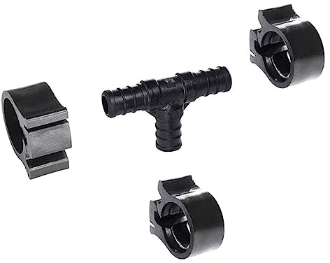 PEXLOCK 30820 T-Stück 1/2, schwarz