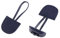 5 x Keilknopf Knebelknopf Knopf Rohling mit Verschluss (klein) navy *NEU