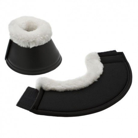 Lexhis Neopren Glocke mit Lammfell (Paar) Größe:XL Farbe:schwarz