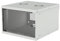kab24® Basic Line Netzwerkschrank Serverschrank Wandhehäuse Netzwerk Wandschrank Wandverteiler SOHO Schrank grau 19 Zoll 6 HE H:35,3 x B:54 x T:40cm