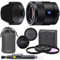 AOM Sony Sonnar T FE 55mm f/1.8 ZA Full Frame Lens with Pro Kit. Includes: UV Filter, Circular Polarizing Filter, Fluorescent Day Filter, Sony Lens Hood, Front & Rear Caps - International Version