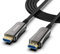 ATZEBE HDMI 2.0 Glasfaser Kabel -10m, HDMI 4K Kabel unterstützt 4K@60Hz HDR, YUV4:4:4, 3D, ARC, HDCP 2.2