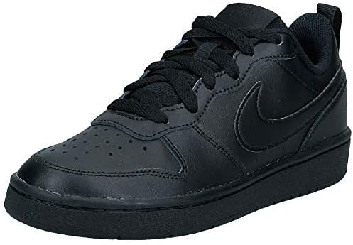 Nike Mixte enfant Court Borough Low 2 Baskets, Noir, 38 EU