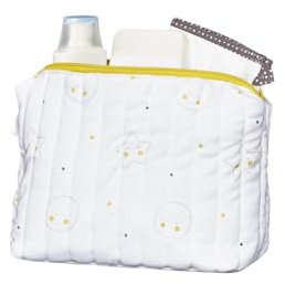 Trousse de Toilette en Coton Bio Blanc