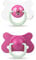Suavinex Wendbarer Schnuller, Night&Day Hase, Rosa, 4/18 Monate, 2 Stück