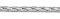 1001 Bijoux Collier maille palmier argent rhodié (Argent 925‰ + protection Rhodium) 45cm + écrin (offert) + Certificat d'Authenticité Argent 925‰