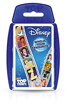 Top Trumps Disney Classics Specials Card Game, Play with Baloo, Dumbo, Alice, Bambi, Cinderella, Snow White, Timon and Pumba, Educational for 2 plus players makes a great gift for ages 6 plus