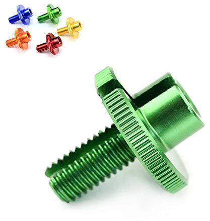 Bullone di regolazione del cavo della frizione per moto M10 x 1,5 per Kawasaki ZX6R ZX10R ZX-10RR Ninja 1000 Z1000/SX Z800 Z750 VERSYS ZX-6RR ZX9R ZX12R ZZR400/600 (verde)