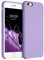 kwmobile Cover per Apple iPhone 6 Plus / 6S Plus Custodia - Back Case per Smartphone in Silicone TPU - Protezione Gommata - lavanda lilla