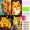 Diamond Painting, 4 Pack DIY 5d Diamant Painting Bilder für Erwachsene & Kinder [mit Diamond Painting Zubehör] Diamant malerei Kits Malen nach Zahlen Wohnzimmer Bilder Dekoration für Home Wall