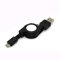 Câble de données de synchronisation micro de câble de chargement USB rétractable pour téléphones portables Android Durable et utile
