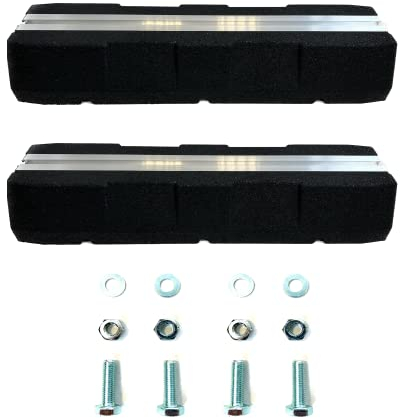 Lot de 2 bases d'amortissement | pour pompes à chaleur | Pieds anti-vibrations | Socle de montage | Blocs de support en caoutchouc | Console de sol pour pompes à chaud