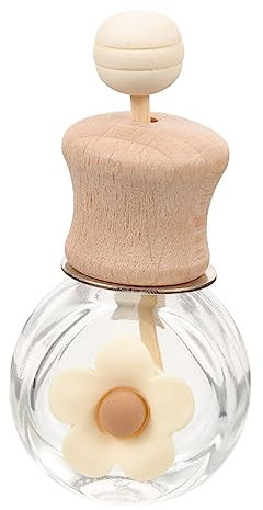 VILLCASE Leerer Duftflasche Für Auto Nachfüllbare Aromatherapie Diffusorflasche Stilvolle Dekoration Für Auto-innenräume Geeignet Für Ätherische Öle Und Parfüms Einsetzbar Für