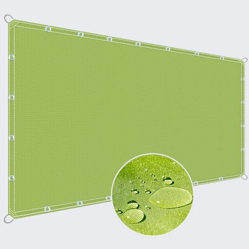 ZQXFZ Markisenstoffe Meterware 280x280cm Balkon Sonnenschutz Sichtschutz Balkon Meterware Balkon Sichtschutz -GelbgrüN.
