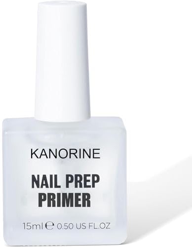 Kanorine Natural Nail Bond Primer 15ml a0327 - Acid-Free Superior Bonding for Gel Polish, Adhesives, UV Gel Polish