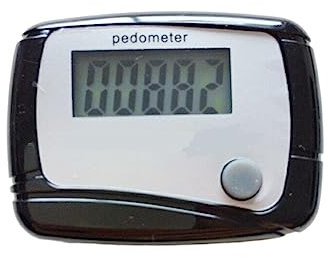 CLSSLVVBN 20 Set of Portable Color Random Pedometer with Clip LCD Running Walking Hiking Step Counter Fitness Electric Counting Tool, 20Set