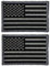 Operitacx 2 Stück Amerikanische Patches Klett, Selbstklebende Klett Patch, USA Emblem Patch Klett Patch für RucksäCke Jacken Hosen