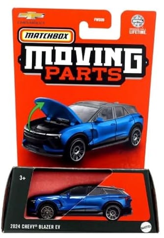 Matchbox Moving Parts Chevy Blazer EV Spielzeugauto (Blau)
