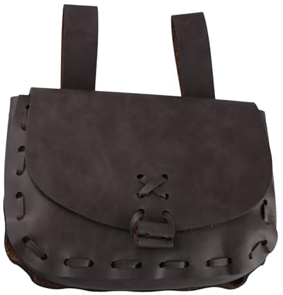 Ldabrye Gürteltasche Ledertasche Steampunk Taillentasche Mittelalter Leder Gürteltasche Pack Hüfttasche Vintage Gürteltasche