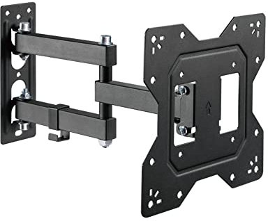 Full Motion TV Wall Bracket Swivel Tilt Mount Compatible with Hisense 43E6NTUK 50A6NTUK Smart 4K UHD freely LED