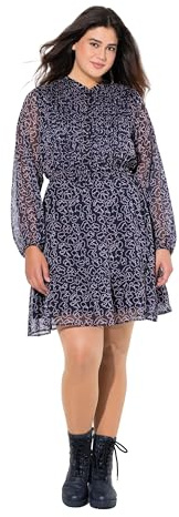 Ulla Popken Damen Midikleid
