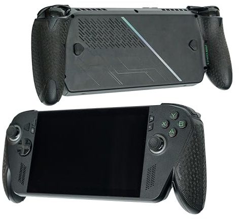 SHADOW BOOLT Kit de poignées de manette pour ASUS ROG Xbox Ally X – Antidérapantes, multi-textures, absorbantes de transpiration (noir)