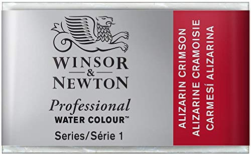 Winsor & Newton Aquarelle Professionnel - Peinture Aquarelle, Haute Luminosité, Résistante à la Lumière, Qualité Archive, Godet, Couleur Alizarine Cramoisie