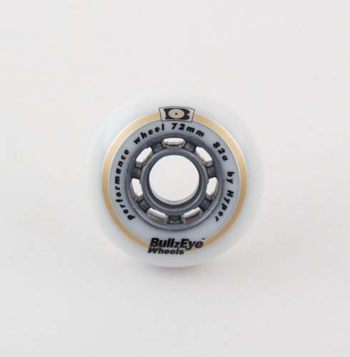 HyperWheels Des Hyper Rad P. Fitness Bullzeye80-82a 4ud Schlittschuh Unisex Erwachsene, Unisex-Erwachsene, 0014425, weiß (Blanca), 80mm/82a