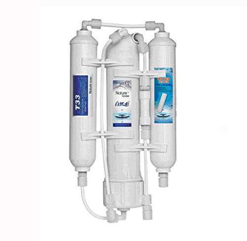 Nature's Water Système de filtre à osmose inverse pour aquarium à 3 étapes
