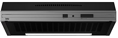 Beko CFB 6432 X - Campana Extraíble (Estándar, 285 m³/h, 63 dbA, Eficiencia energética D, Integrable, Acero inoxidable, Deslizante, Ancho 60 cm)