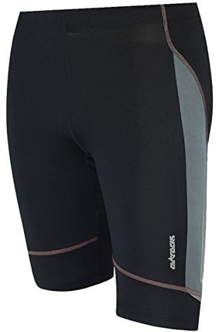 Airtracks Herren Funktions Laufhose Kurz Pro Air - Lauftight - Running Tight - Laufshorts - Sporthose - Jogginghose - Kompression - Atmungsaktiv - Schnelltrocknend - Reflektoren