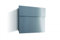 Radius® Designer Briefkasten aus Edelstahl - 10 Jahre Funktions- und Korrosionsgarantie - Postkasten inkl. Montagematerial aus DE – Letterman 4 - Edelstahl
