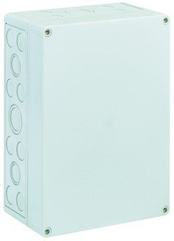 Wandgehäuse IP66 Kst B180xH254xT111mm ET97mm geschl RAL7035