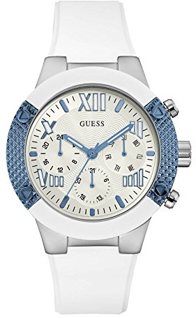 Guess – Bracelet à Quartz analogique Silicone w0772l3