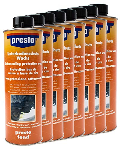 Presto 8X 603246 UNTERBODENSCHUTZ AUF WACHSBASIS STEINSCHLAGSCHUTZ HELL 1 l