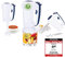 Emerio HMS-113257.2 Handmixer-Set mit revolutionärem 1-Finger-Speed-Control, Quirl Mixer Zerkleinerer, 3in1, kinderleichte Handhabung, kraftvolle 300 Watt, BPA frei, Soft Griff, leicht zu reinigen